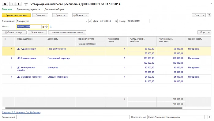 Управление персоналом и расчет заработной платы в 1С Комплексная автоматизация — снимок 1